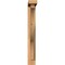 Ekena Millwork Funston Block Smooth Bracket w/ Offset Brace, Western Red Cedar, 3 1/2"W x 16"D x 28"H BKT0402X16X28FST05SWR - alternate 3